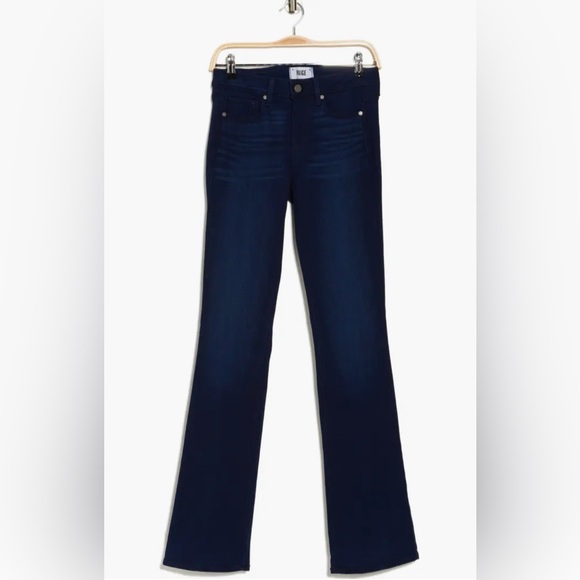 PAIGE Denim - Paige Manhattan Mid Rise Slim Boot Stretch Denim Jeans NEW Size 25 (Msrp $249)